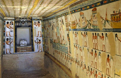 Pirámides de Gizeh, interior