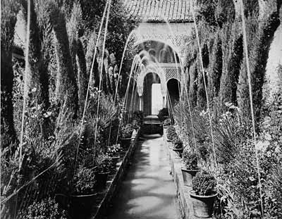 Jardines del Generalife. 1880