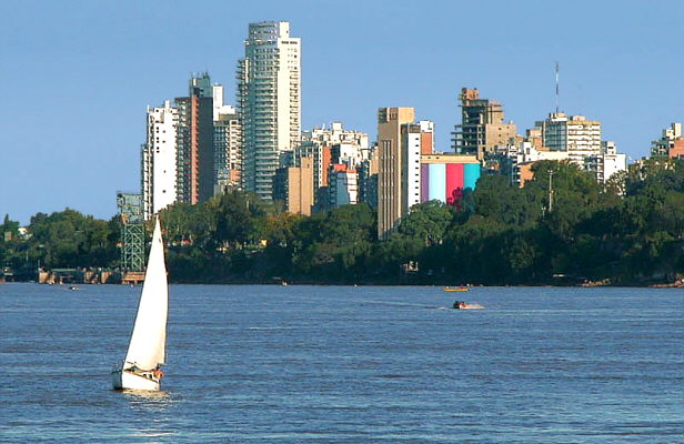 Rosario y el Paraná