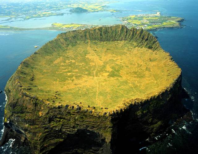 Cráter de la isla Jeju