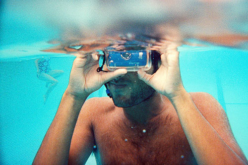 Foto debajo del agua