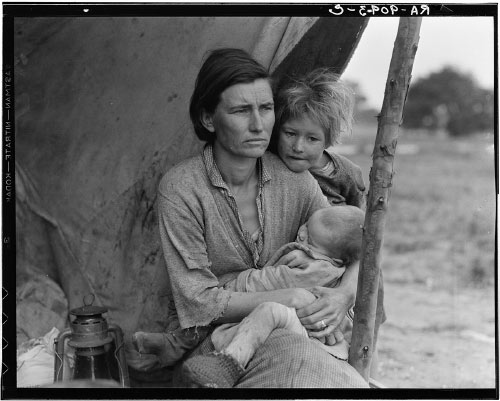 Madre migrante de Dorothea Lange