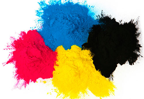 Colores pigmento cmyk