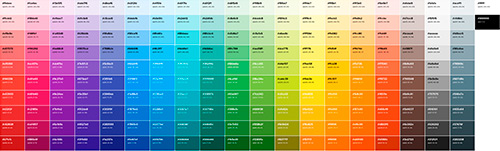 Escalas de colores