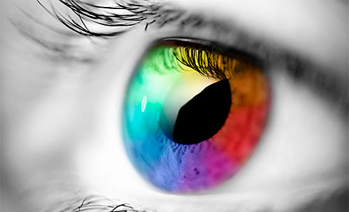 Colores en el ojo humano