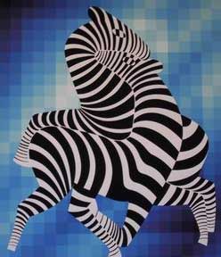 Cebras por Victor Vasarely